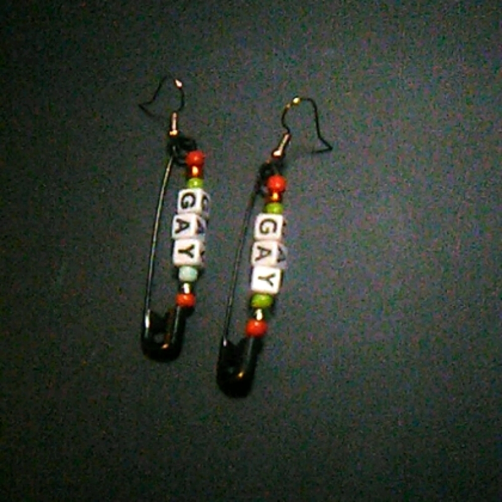 ✨free w/ bundle✨ Gay pride earrings